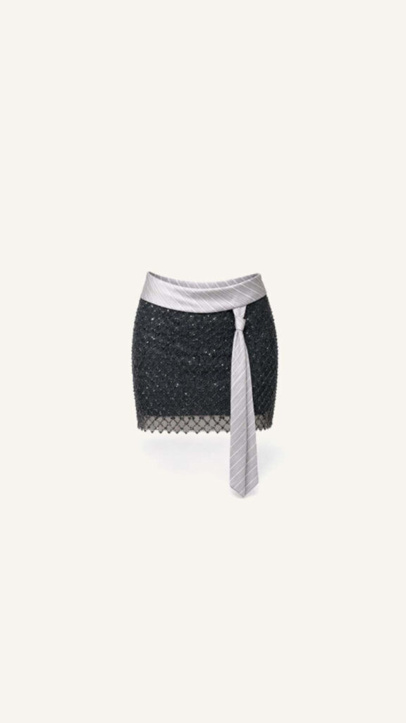 Lace Mini Skirt Set