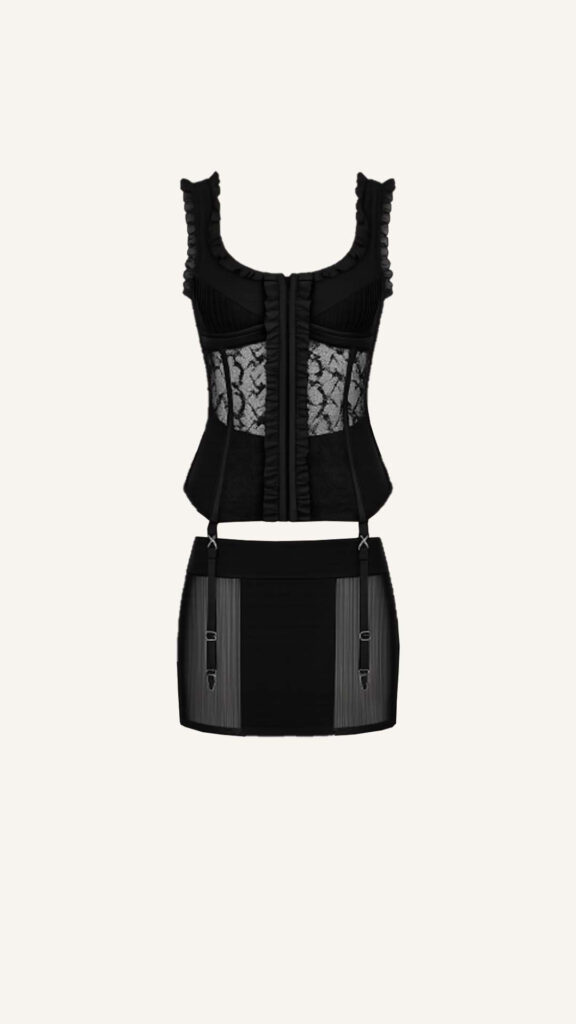 Corset and Skirt Set