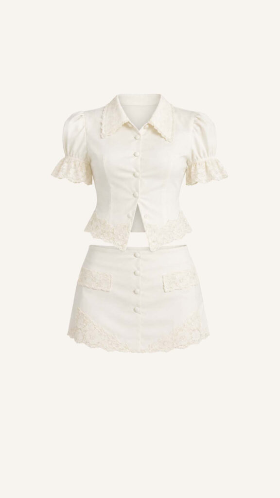 Top and Skirt Set