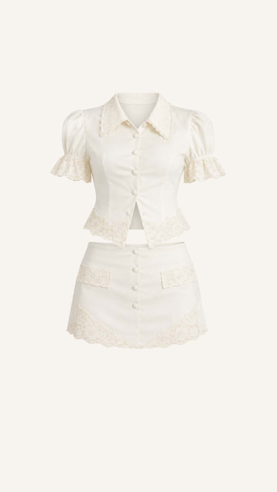 Top and Skirt Set