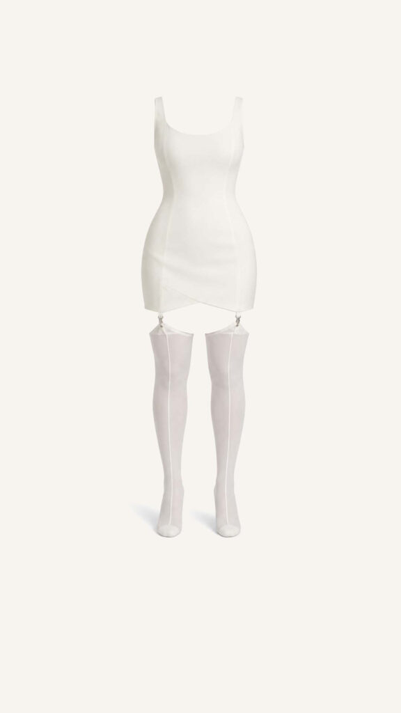 Mini Dress and Stockings Set