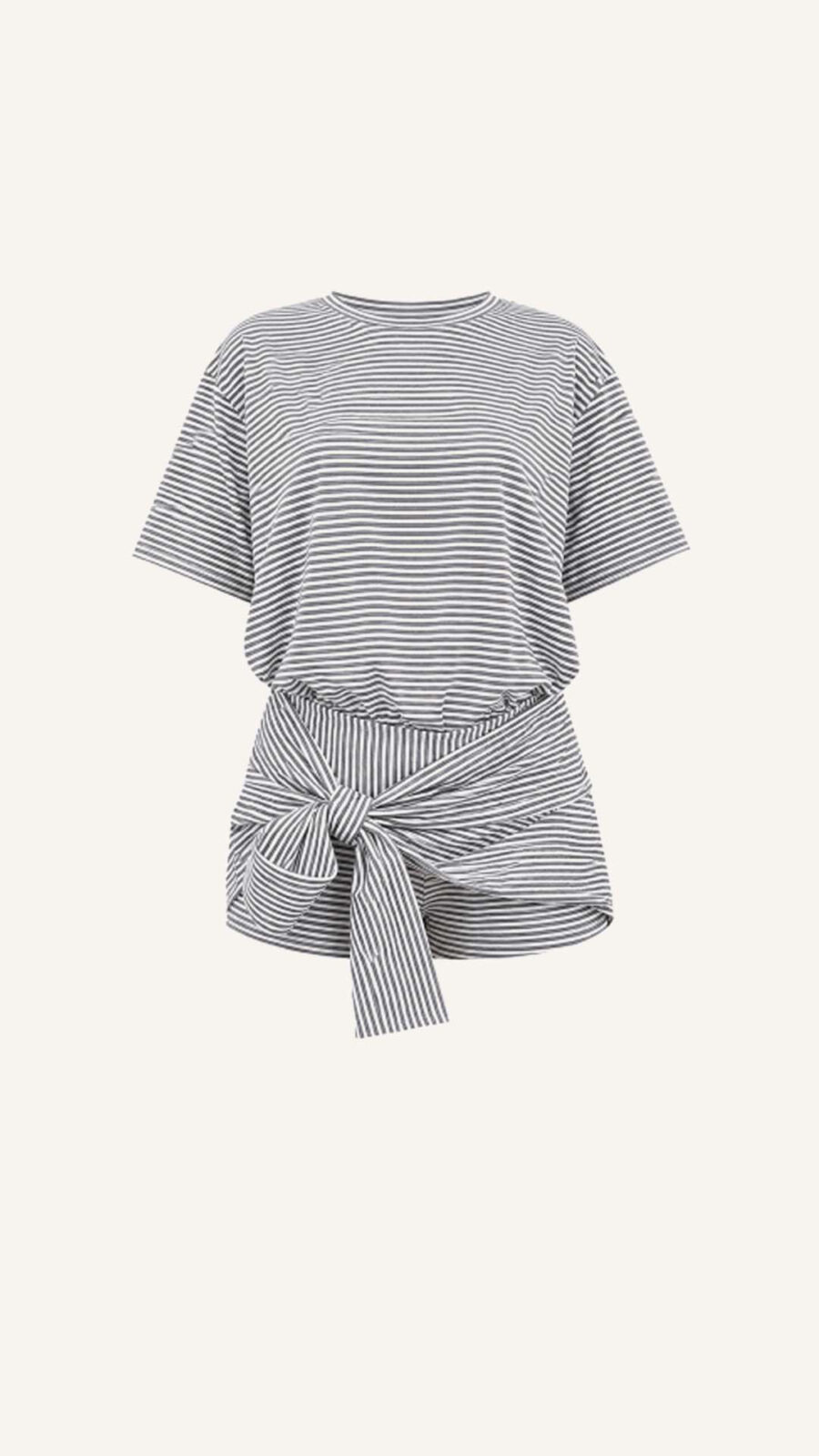 Striped T-Shirt and Shorts Set